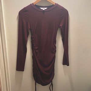 BB Steve Madden XS burgundy Slip dress with ties